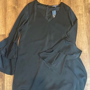 Lulus black long sleeve mini dress